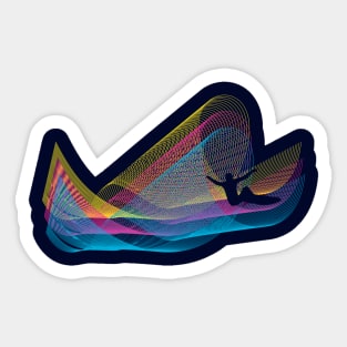 Soundwaves Sticker